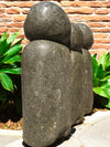 Primitive Hand Carved Stone Sculpture 'Family' 64cm Height (3032)