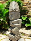 Sumba Statue Primitive Hand Carved Stone Sculpture 77cm Height (3035)