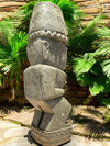 Sumba Statue Primitive Hand Carved Stone Sculpture 77cm Height (3035)