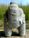 Hand Carved Elephant Stone Sculpture 500mm x 430mm x 330mm (3047)