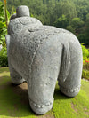 Hand Carved Elephant Stone Sculpture 500mm x 430mm x 330mm (3047)