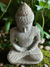 Buddha Statue Meditating Hand Carved Stone 800mm Stone Base (3048)