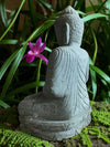Buddha Statue Meditating Hand Carved Stone 800mm Stone Base (3048)