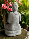 Buddha Statue Teaching Buddha  Hand Carved Stone 800mm Stone Base (3050)