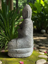 Buddha Statue Teaching Buddha  Hand Carved Stone 800mm Stone Base (3050)