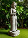 Buddha Statue Teaching Carved Green Stone 1000mm (3051)