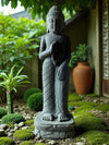 Buddha Statue Teaching Carved Green Stone 1000mm (3051)