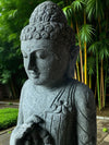 Buddha Statue Teaching Carved Green Stone 1000mm (3051)