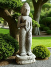 Buddha Statue Teaching Carved Green Stone 1000mm (3051)
