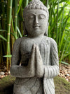 Buddha Statue Praying Carved Stone 1000mm (3052)