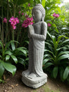 Buddha Statue Praying Carved Stone 1000mm (3052)