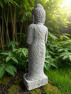Buddha Statue Praying Carved Stone 1000mm (3052)