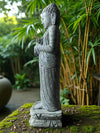 Buddha Statue Teaching Hand Carved Green Stone 1000mm (3053)