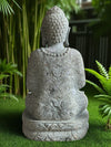 Buddha Statue Praying  Carved Stone 840mm Stone Base (3054)