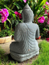 Buddha Statue Teaching Carved Stone 800mm Stone Base (3056)