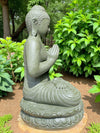 Buddha Statue Praying Mudra 850mm Stone Base (3064)