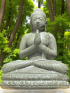 Buddha Statue Praying Mudra 850mm Stone Base (3064)