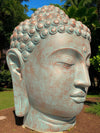 Buddha Head Statue Limited Edition Copper Green 1000mm (3074)