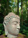 Buddha Head Statue Limited Edition Copper Green 1000mm (3076)