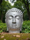 Buddha Head Statue Limited Edition Natural Black 1000mm (3163)