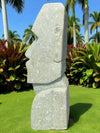 Easter Island Statue Hand Carved Green Stone 840mm StoneBase (3242)