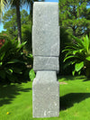 Easter Island Statue Hand Carved Green Stone 840mm StoneBase (3242)