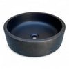 Dark Accent Volcanic Stone Basin 420mm x 420mm x 150mm (3287)