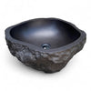 Dark Accent Volcanic Stone Basin 460mm x 410mm x 170mm (3306)