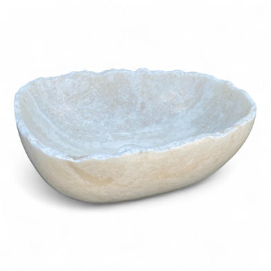 Onyx Natural Raw Edge Stone Basin 430mm x 285mm x 145mm (3311)