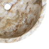 Onyx Natural Stone Round Basin 420mm x 420mm x 150mm (3312)