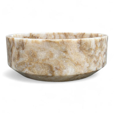 Onyx Natural Stone Round Basin 420mm x 420mm x 150mm (3313)