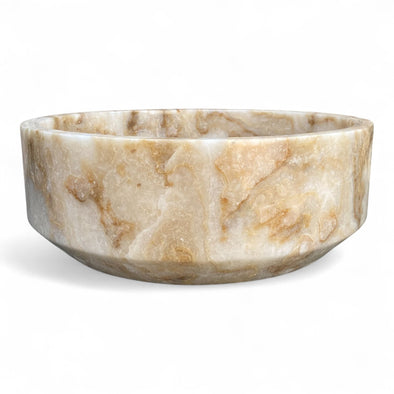 Onyx Natural Stone Round Basin 420mm x 420mm x 150mm (3314)