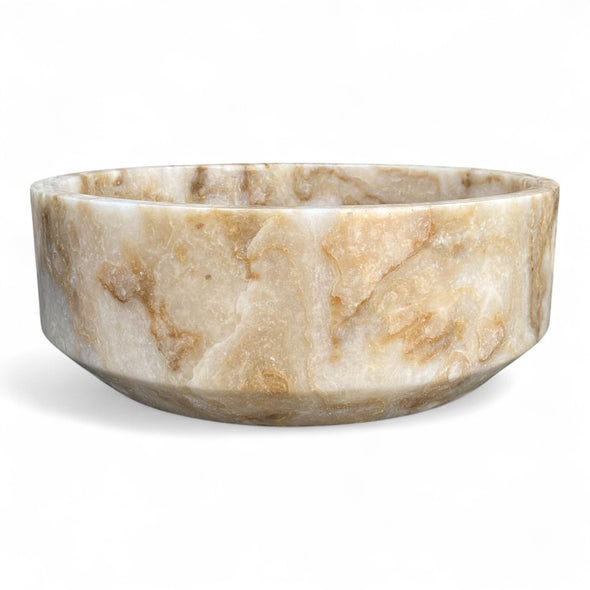 Onyx Natural Stone Round Basin 420mm x 420mm x 150mm (3314)