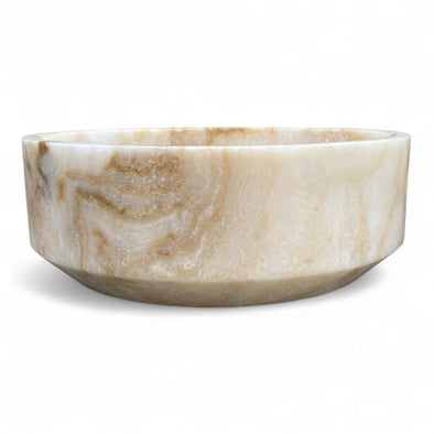 Onyx Natural Stone Round Basin 420mm x 420mm x 150mm (3315)