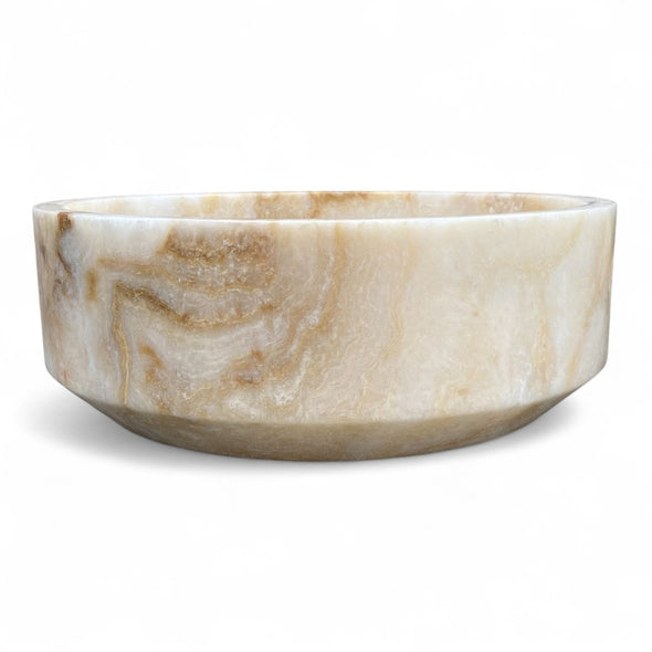Onyx Natural Stone Round Basin 420mm x 420mm x 150mm (3315)