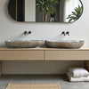XXL Twin Series Stone Basins 860mm x 350mm x 150mm/130mm (2397 A + B )