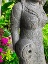 Bali Statue With Pot Planter Water Feature Hand Carved Stone 2000mm (764)