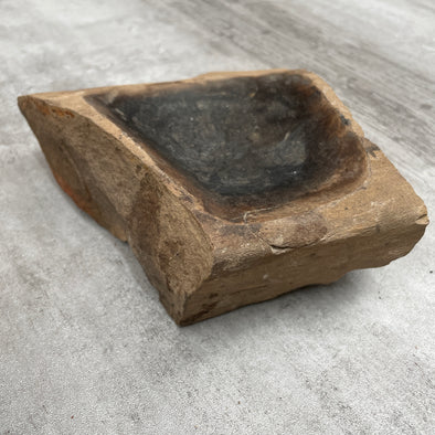 Raw Petrified Wood Natural Stone Luxury Dish & Bowl (PD11)