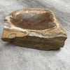 Raw Petrified Wood Natural Stone Luxury Dish & Bowl (PD14)