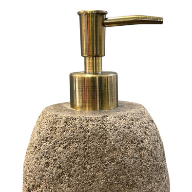 Soap & Lotion Dispenser Pump Head (Brass Finish)