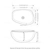 Stone Bathroom Basin 780mm x 255mm x 150mm (1483)