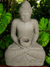 Bali Buddha Statue With Pot Planter Hand Carved Stone 120cm (777)