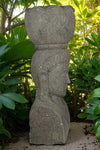Giant Bali Statue Pot Planter Hand Carved Stone 1520mm Height Stone Base (818)