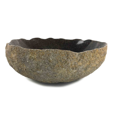 Earthy Elegant Stone Basin 41cm x 35.5cm x 13.5/15cm (1605)