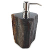 Luxury Petrified Wood Soap & Lotion Dispenser 180mL (1744)