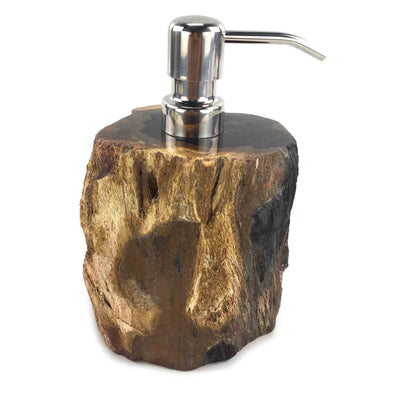 Luxury Petrified Wood Soap & Lotion Dispenser 100mL (1751)