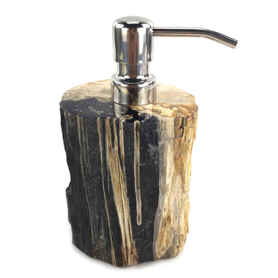 Luxury Petrified Wood Soap & Lotion Dispenser 100mL (1754)
