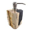 Luxury Petrified Wood Soap & Lotion Dispenser 100mL (1762)