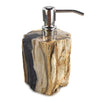Luxury Petrified Wood Soap & Lotion Dispenser 100mL (1767)