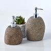 Luxury Raw Stone Soap Lotion Soap Lotion Dispenser 100mL + 180mL Set